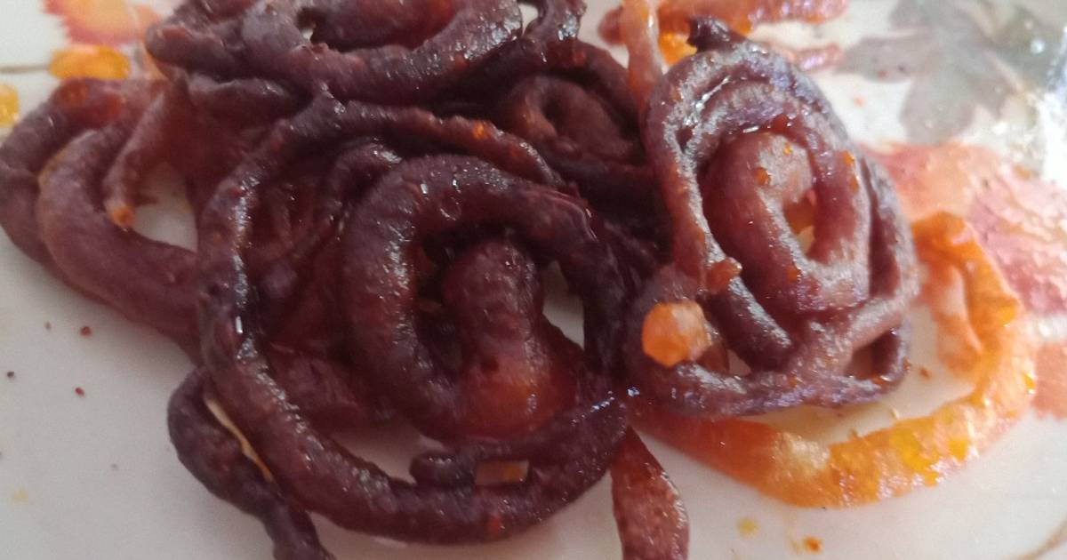 Chocolate jalebi with corn flour Recipe by Hina Shah Cookpad