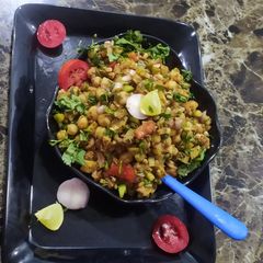 Mungbean kabuli chana chaat A picture of Mungbean kabuli chana chaat.