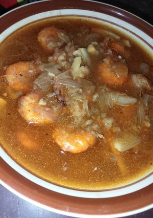 Foto resep Udang tumis kuah saos tiram