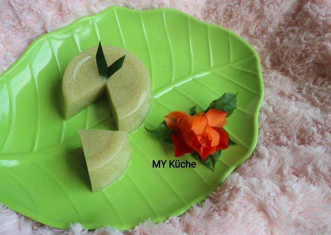 Healthy Recipe of Matcha Latte Moss Pudding