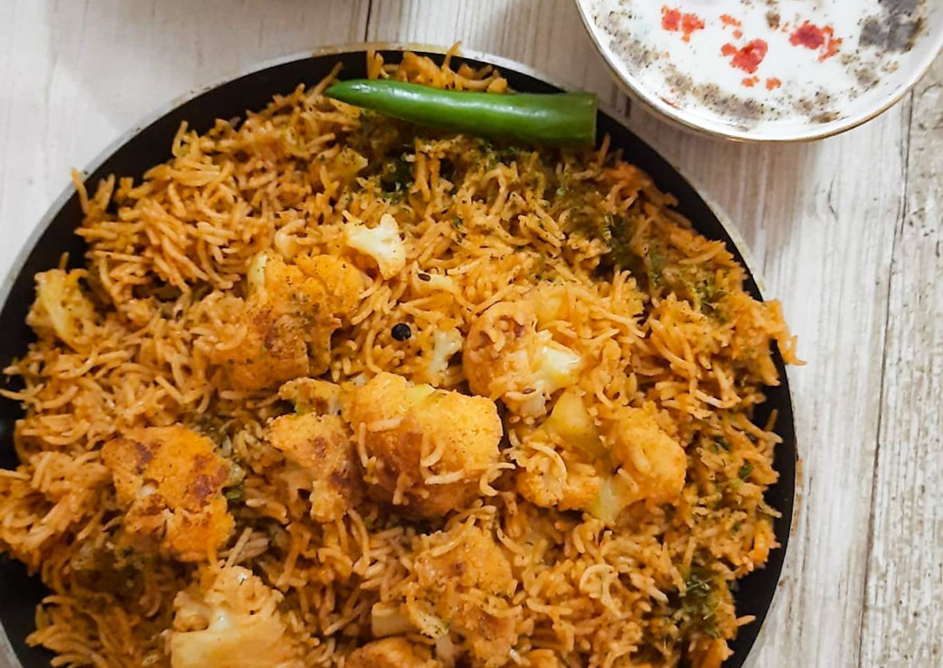 Cauliflower pulao