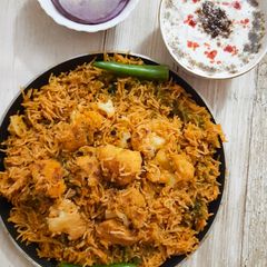 A picture of Cauliflower pulao.