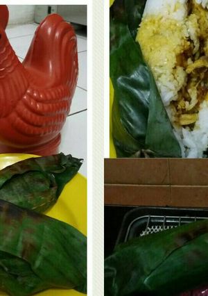Foto resep Nasi bakar isi ayam dapur NitNot