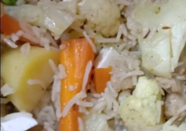 Easiest Way to Prepare Super Quick Homemade Vegetable pulao