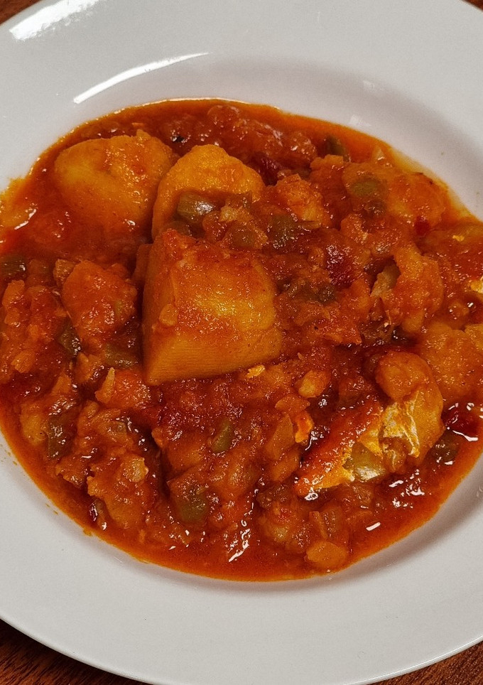 Una foto de Bacalao al ajoarriero