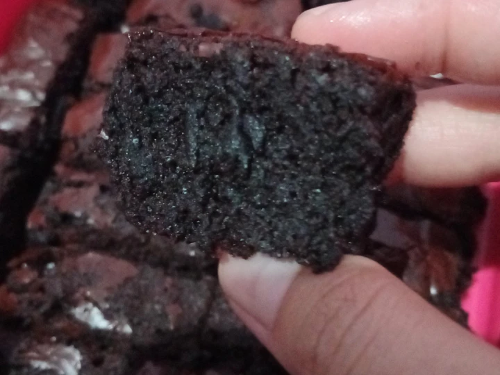 Cara Mudah Membuat Resep Brownies panggang shiny &amp;amp; moist yang  Bikin Ketagihan Anti Ribet, Lezat