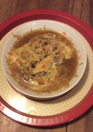 Une photo de Soupe à l'endive gratinée
