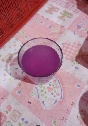 Foto resep Es lemon bunga telang