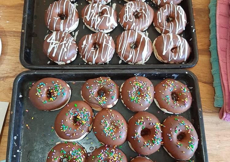 Donas rellenas de dulce de leche