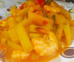 Fresh, Memasak Tumis Udang Tahu Kulit Semangka Enak Sederhana