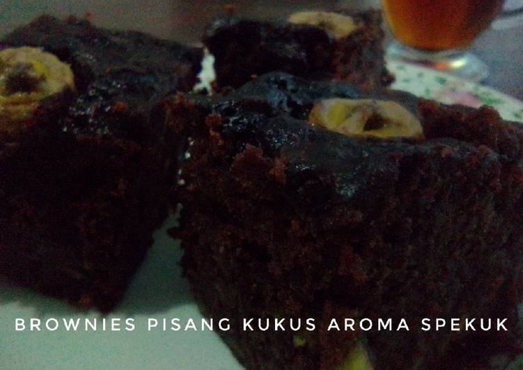 Langkah Mudah untuk Membuat Brownies Pisang Kukus (aroma spekuk) yang Lezat