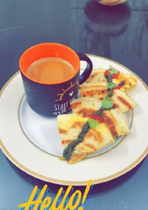 A picture of Stuffed kulcha.