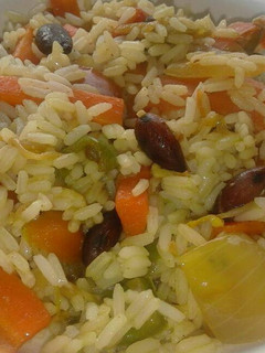 Una foto de Arroz chino con verduras