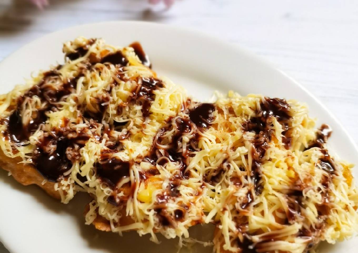Pisang Goreng Krispi Keju Coklat