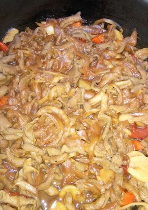 Foto resep Tumis Jamur Tiram plus Usus
