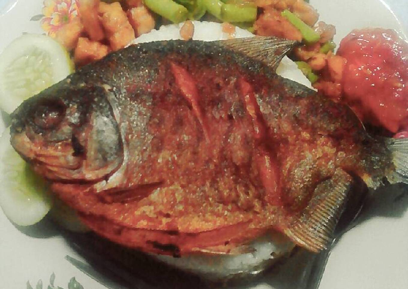 Nasi Leuvet Show Tulang Tempe bawal Oseng: