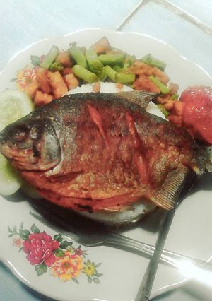 Foto resep Nasi Liwet Ikan Bawal Oseng Buncis Tempe