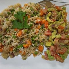 Vegetable rice A picture of Vegetable rice.