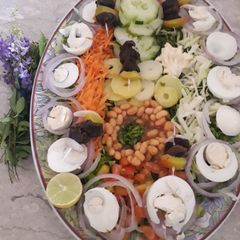 Just like flower very easy and healthy salad A picture of Just like flower very easy and healthy salad.