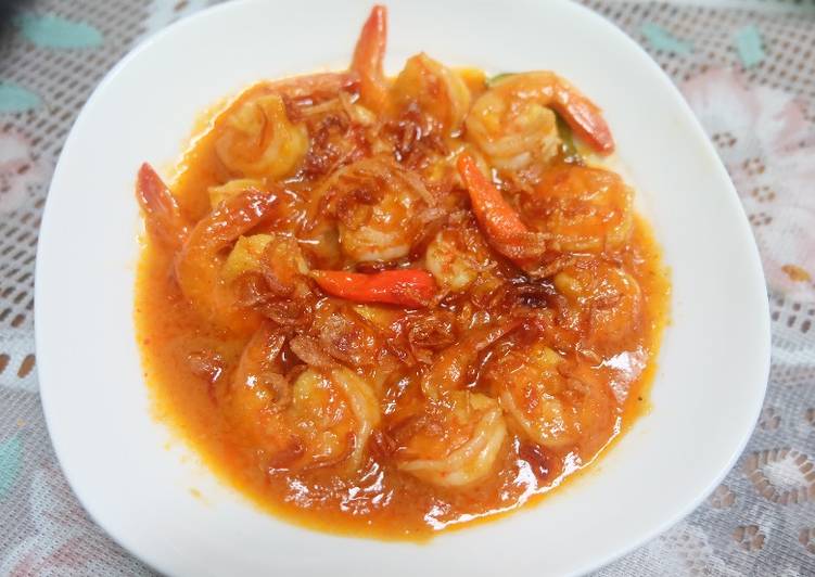 Udang Tumis Saos Sambel