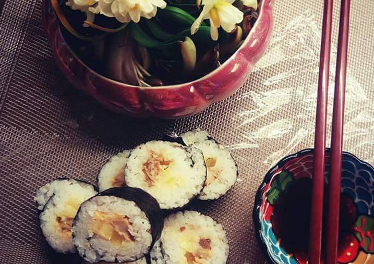 Resep Cheese Sushi Roll With Chicken Yang Lezat