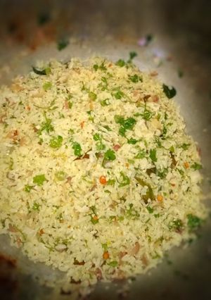 A picture of Poha - Avalakki Upitu.