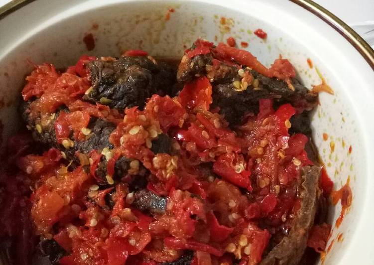 Resep Paru/Rabu Sambalado Minang yang Enak