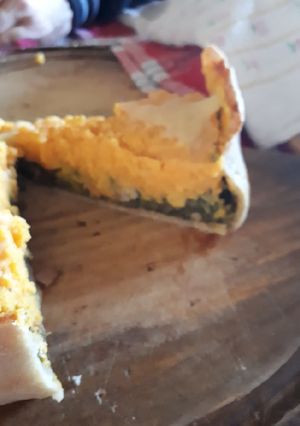 Una foto de Tarta bicolor