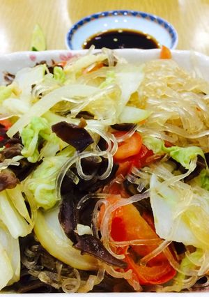 Hình của món Miến xào chay ngon.
