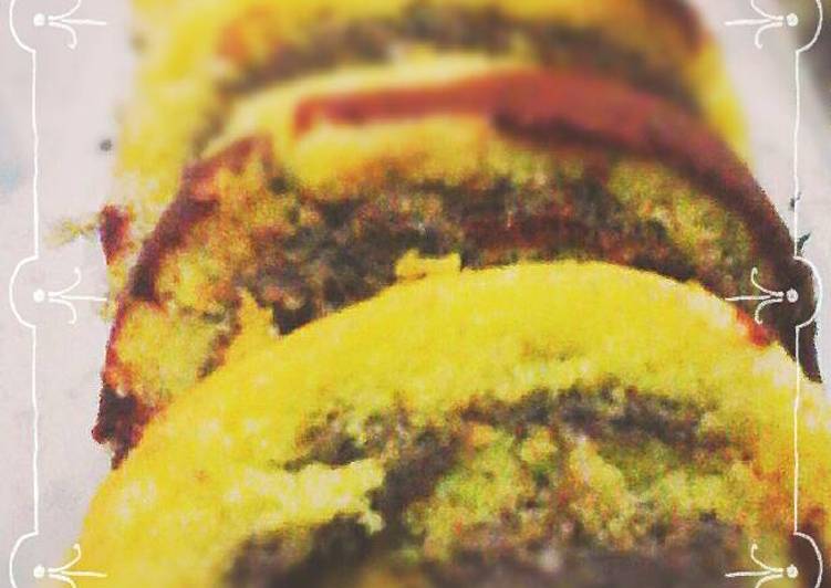 Bolu gulung chocolate oreo