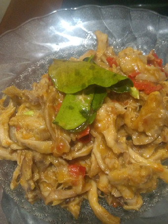 Resep Ayam suwir pedas manis yang Lezat