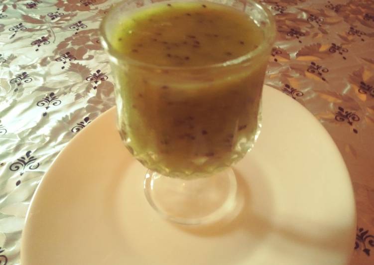 Jus de kiwi et banane