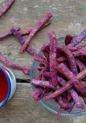 Foto resep Stick ubi ungu