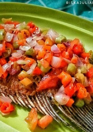 Foto resep Gurame goreng sambal dabu-dabu