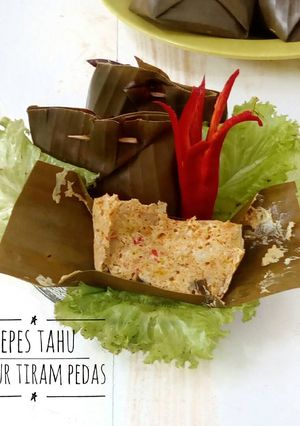 Foto resep Pepes Tahu Jamur Tiram Pedas ala Ummu Musa