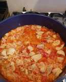Arroz con pollo y verduras fácil y sabroso