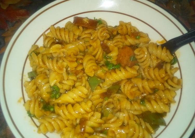 Fusilli pasta