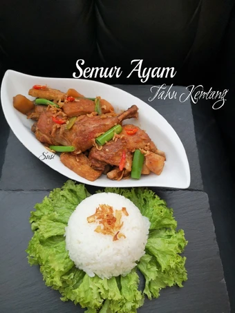 Cara Gampang Menyiapkan Resep Semur Ayam Tahu Kentang (metode slow cooked) yang Sempurna Anti Ribet, Sempurna