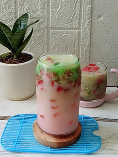 Foto resep Es campur yogurt