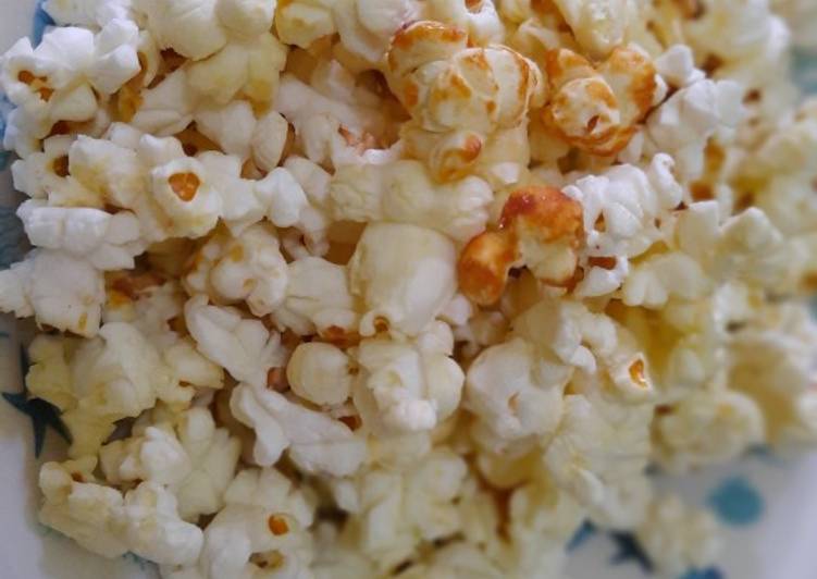 Bagaimana Memasak 28. Popcorn Simple Original Anti Gagal