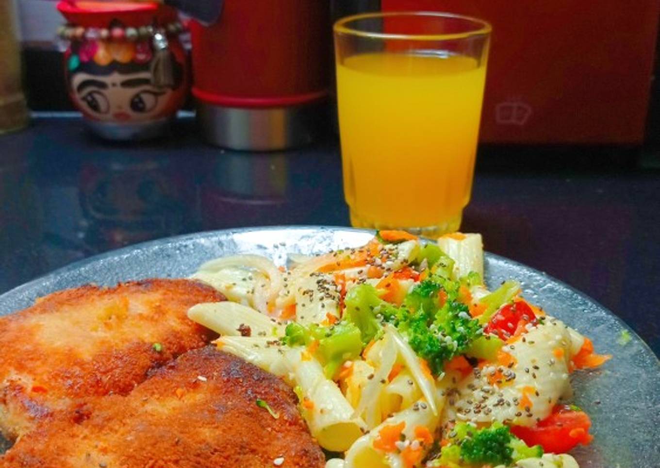 Ensalada fría de mostacholes