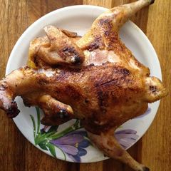 A picture of Smoked chicken.