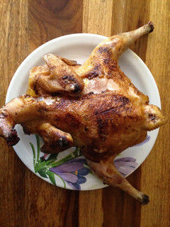 A picture of Smoked chicken.