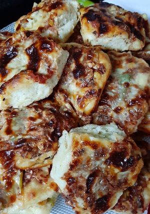 صورة لوصفة بيتزا سريعة 😌