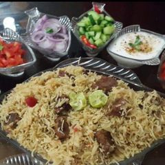 A picture of Punjabi Yakhni Pulao.