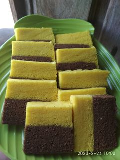 Foto resep Brownies 2 rasa
