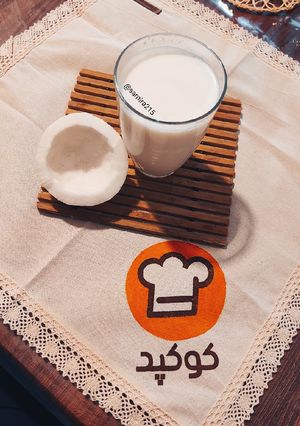 عکسی از دستور 🥥 شیر نارگیل + پودر نارگیل طبیعی 🥥