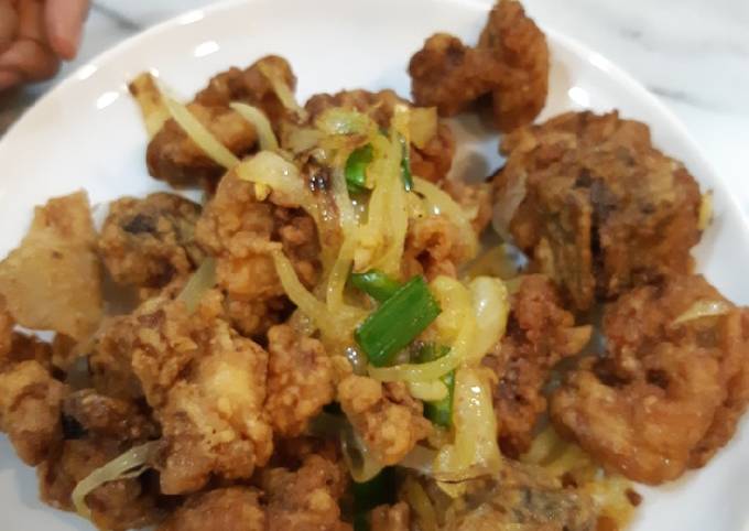 Ayam goreng mentega ala tiociu