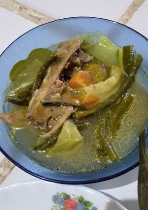 Foto resep Gangan asam banjar lwn kepala patin sederhana