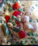 Омлет с овощами